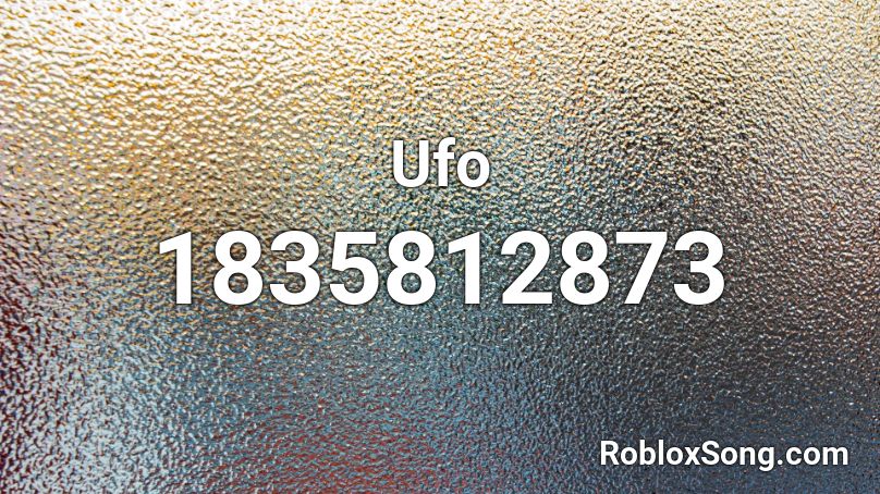 Ufo Roblox ID