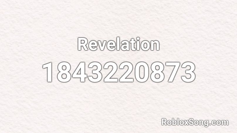 Revelation Roblox ID