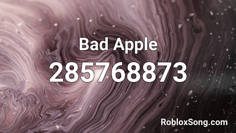 Bad Apple Roblox ID