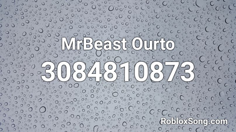 MrBeast Ourto Roblox ID