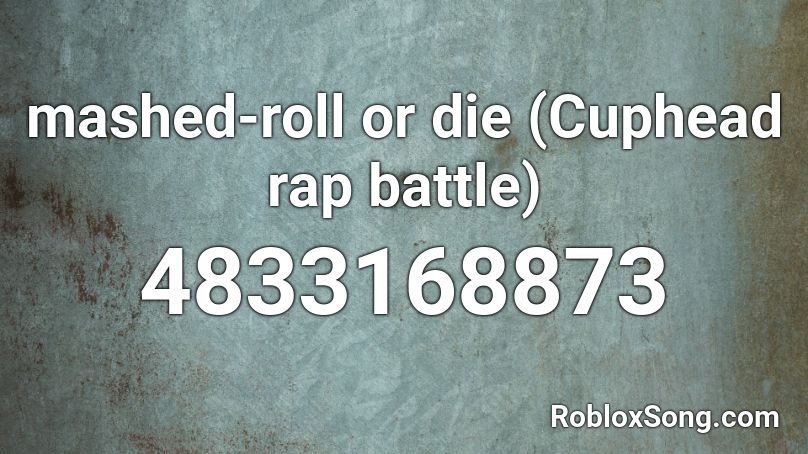id for cuphead rap roblox