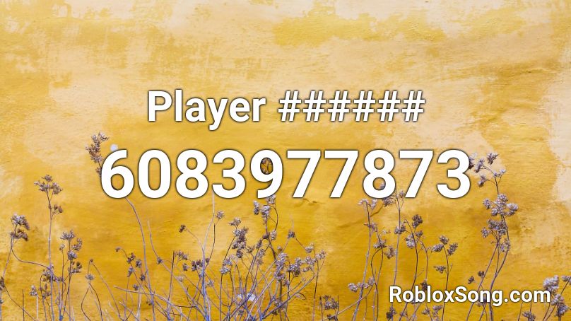 Player ###### Roblox ID