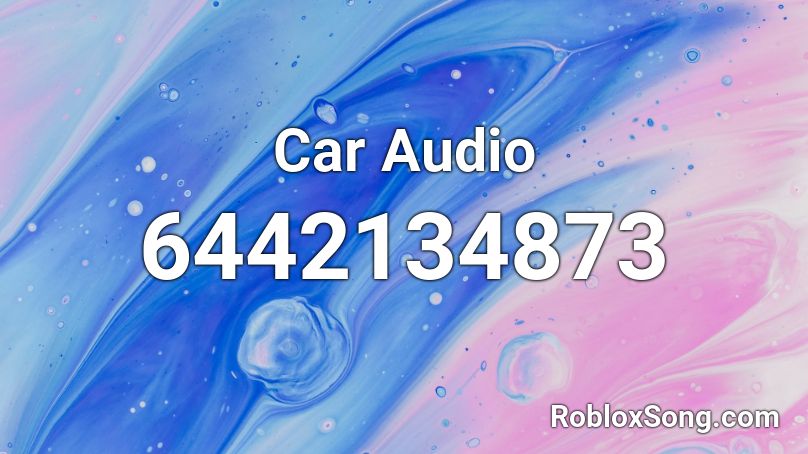 Car Audio Roblox ID