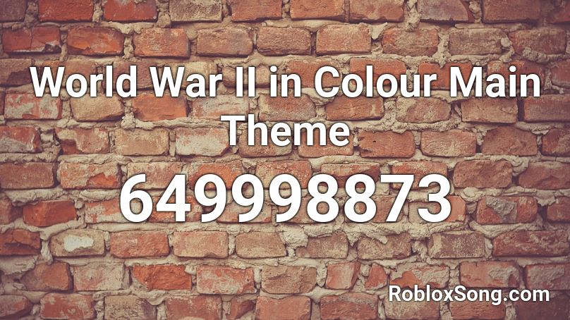 war theme roblox colour ii codes song