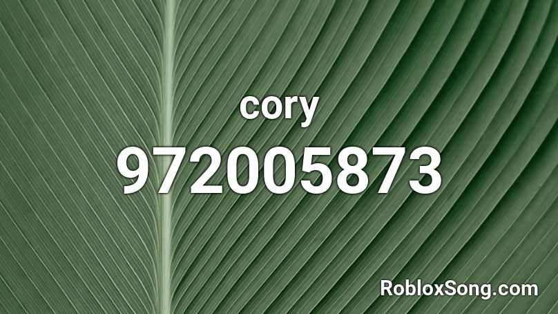cory Roblox ID