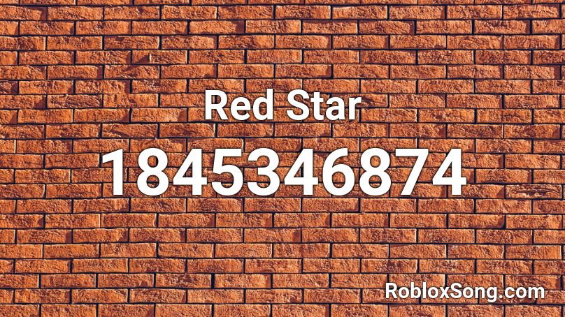 Red Star Roblox ID