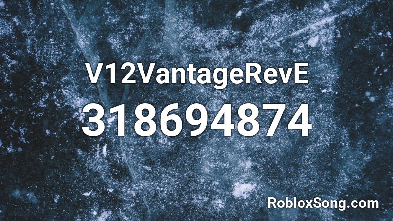 V12VantageRevE Roblox ID