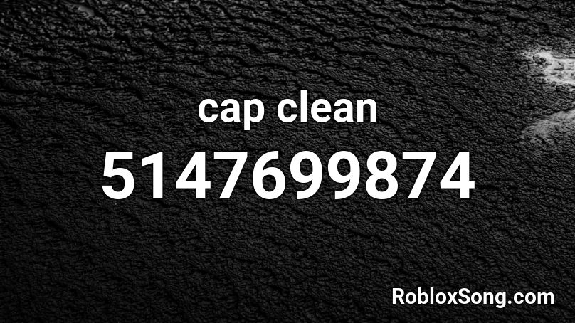 cap clean Roblox ID
