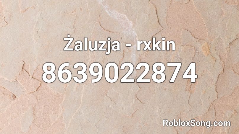 Żaluzja - rxkin Roblox ID