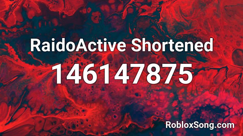 RaidoActive Shortened Roblox ID