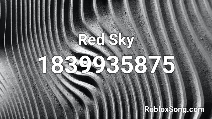 Red Sky Roblox ID