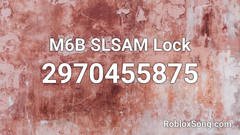 M6B SLSAM Lock Roblox ID