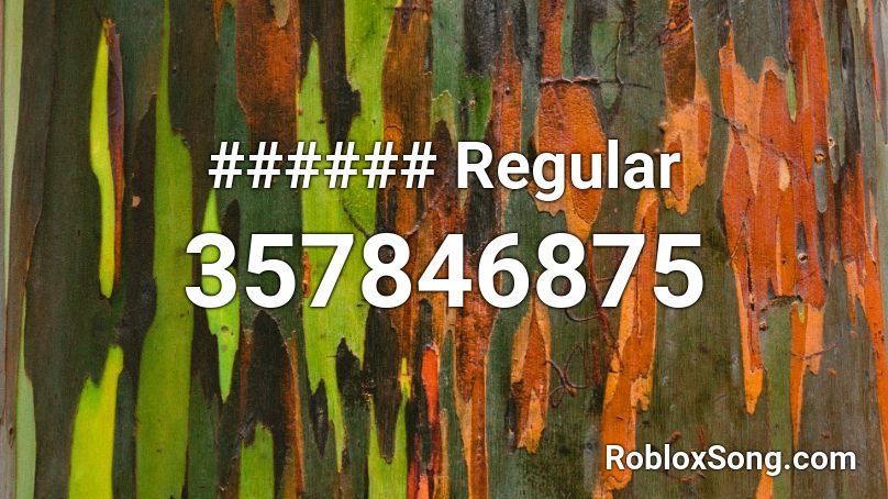 ###### Regular  Roblox ID