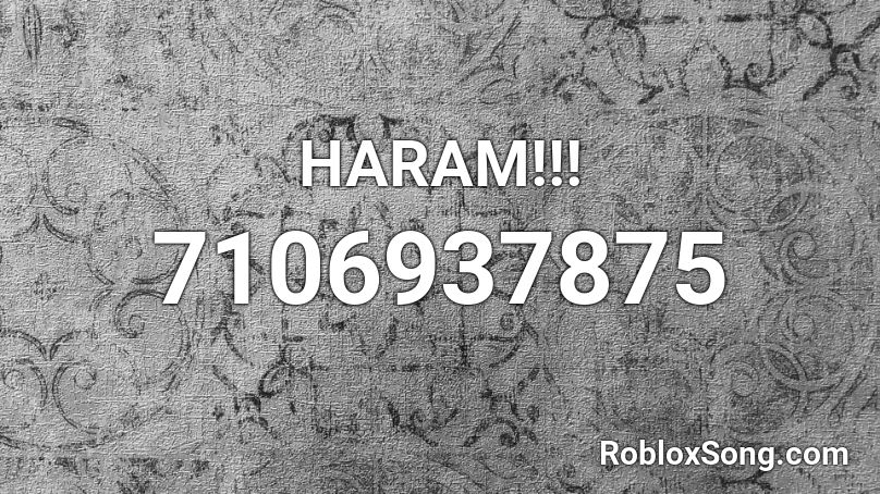 HARAM ALERT!!! Roblox ID