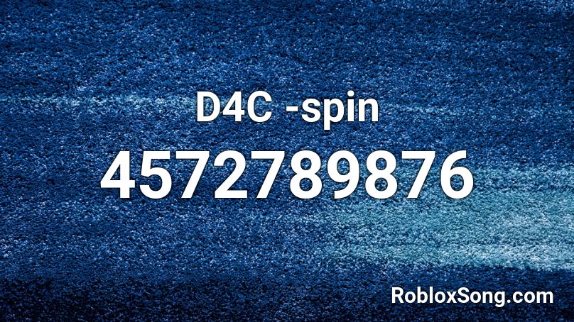 D4C -spin Roblox ID