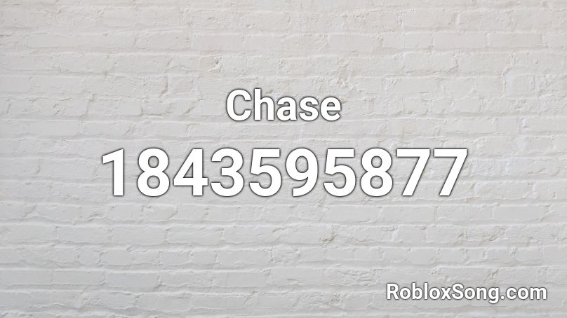 Chase Roblox ID