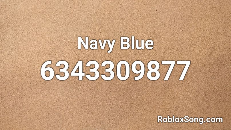 Navy Blue Roblox ID