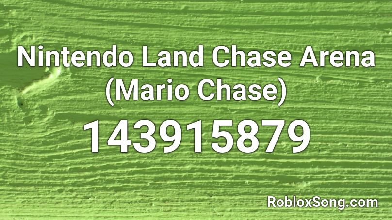 Nintendo Land Chase Arena (Mario Chase) Roblox ID
