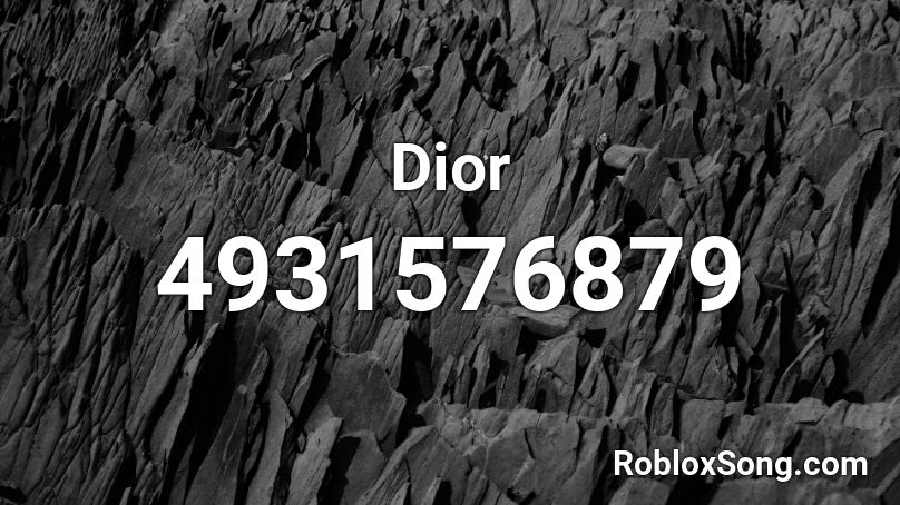 Dior Roblox ID