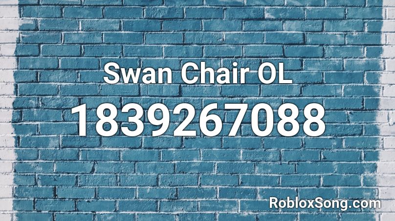 Swan Chair OL Roblox ID