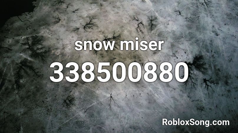snow miser Roblox ID