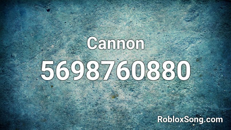 Cannon Roblox ID