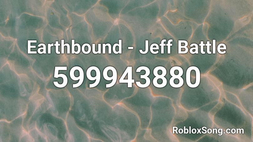 Earthbound - Jeff Battle Roblox ID