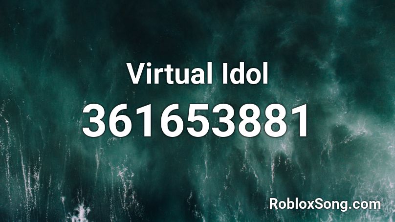 Virtual Idol Roblox ID