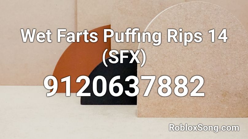 Wet Farts Puffing Rips 14 (SFX) Roblox ID