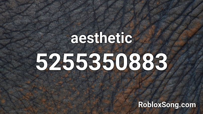 aesthetic  Roblox ID