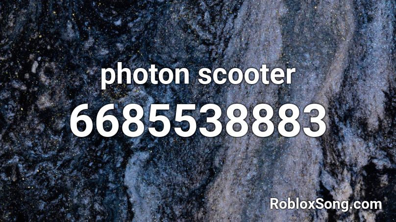 photon scooter Roblox ID
