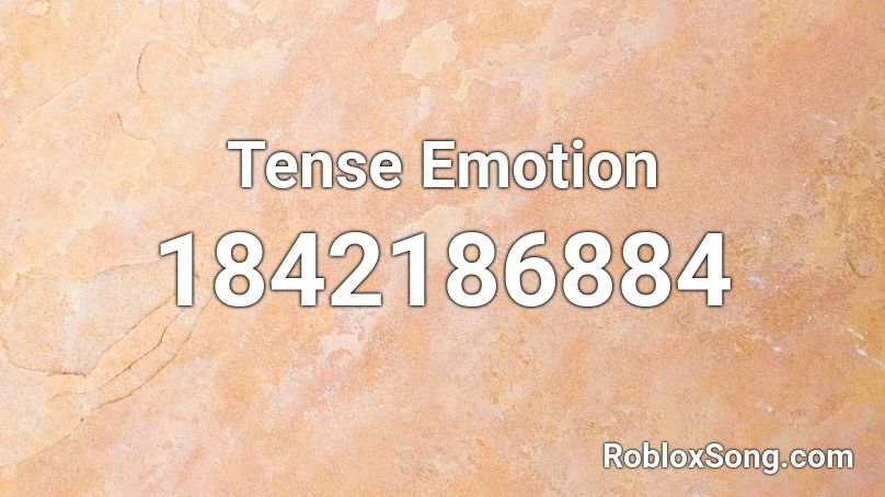 Tense Emotion Roblox ID