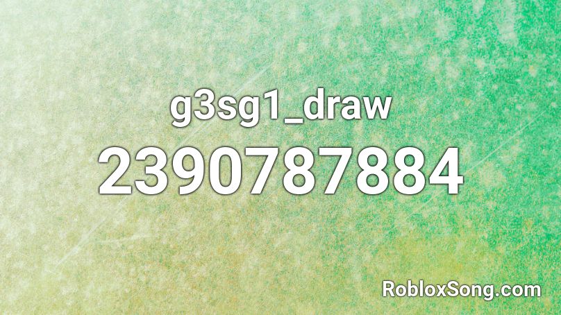 g3sg1_draw Roblox ID