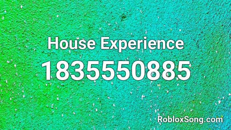 House Experience Roblox ID