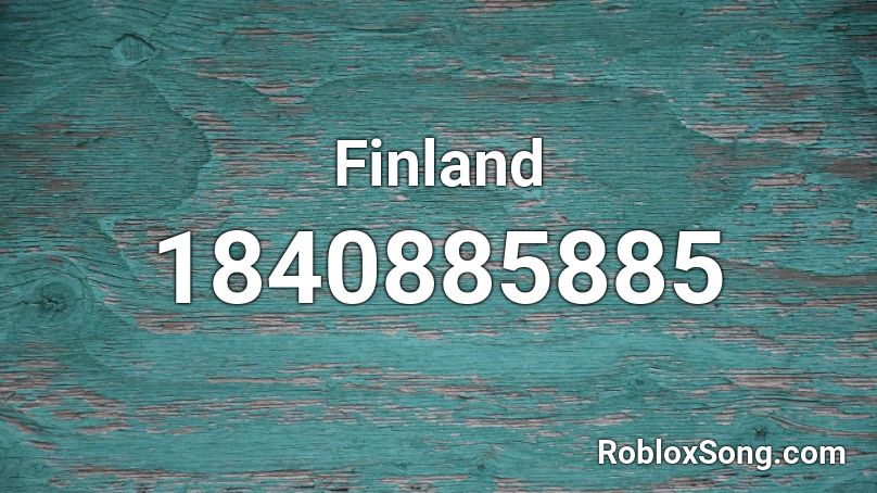 Finland Roblox ID