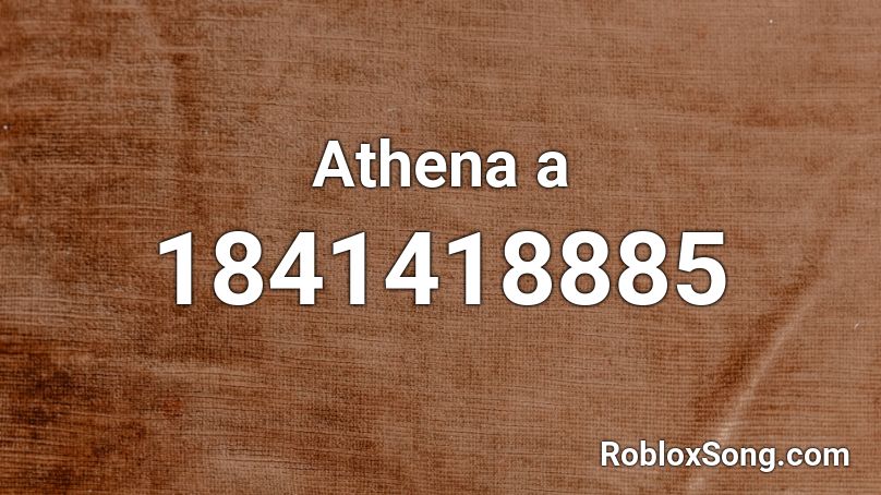 Athena a Roblox ID