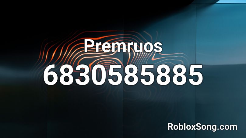 Premruos  Roblox ID