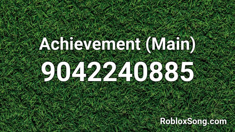 Achievement (Main) Roblox ID