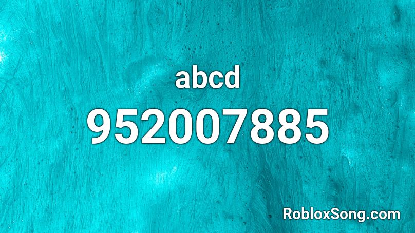 abcd Roblox ID