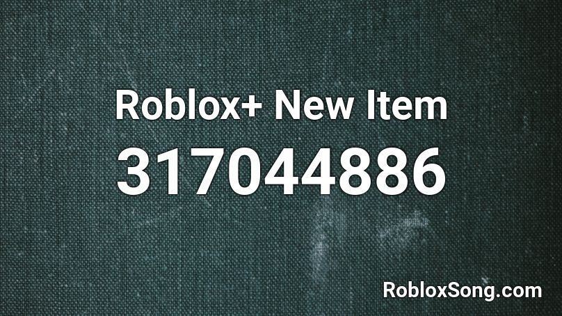 Roblox+ New Item Roblox ID