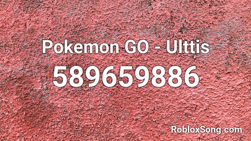 Pokemon GO - Ulttis Roblox ID