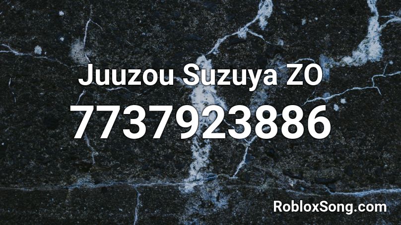 Juuzou Suzuya ZO Roblox ID