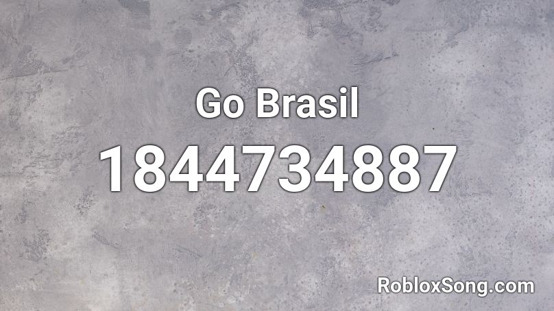 Go Brasil Roblox ID