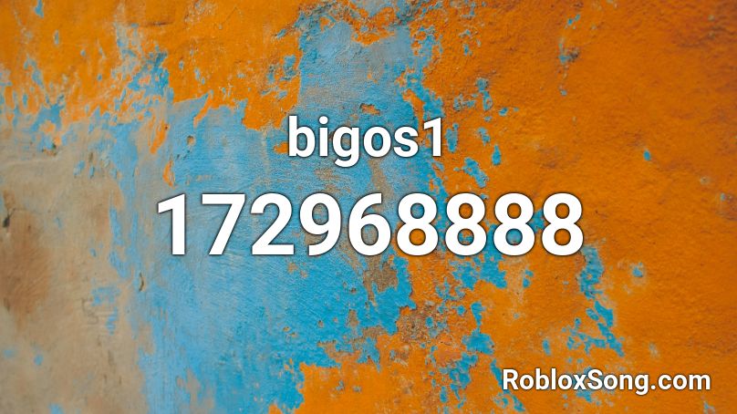 bigos1 Roblox ID