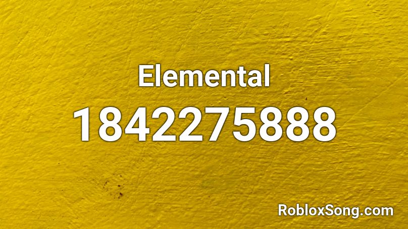 Elemental Roblox ID