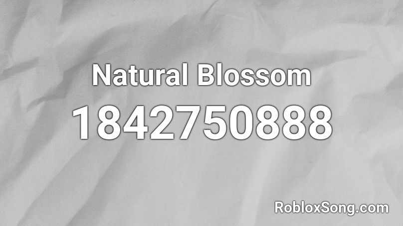 Natural Blossom Roblox ID