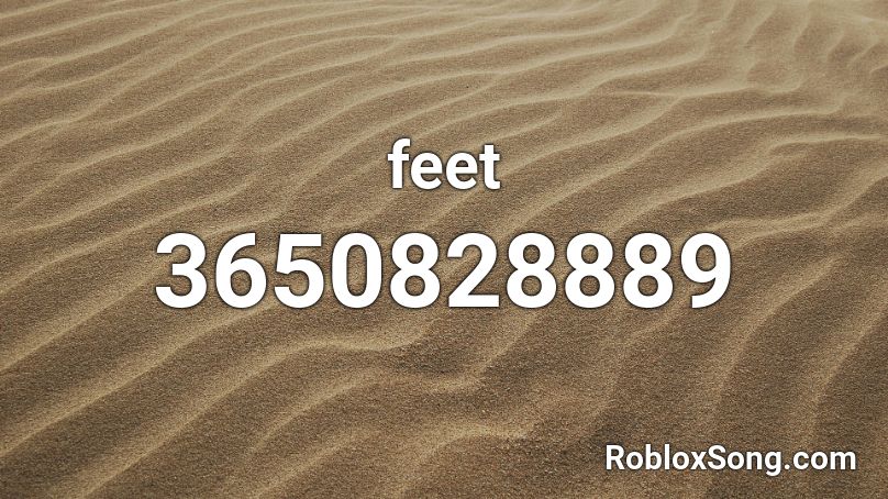 feet Roblox ID