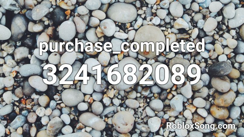 purchase_completed Roblox ID