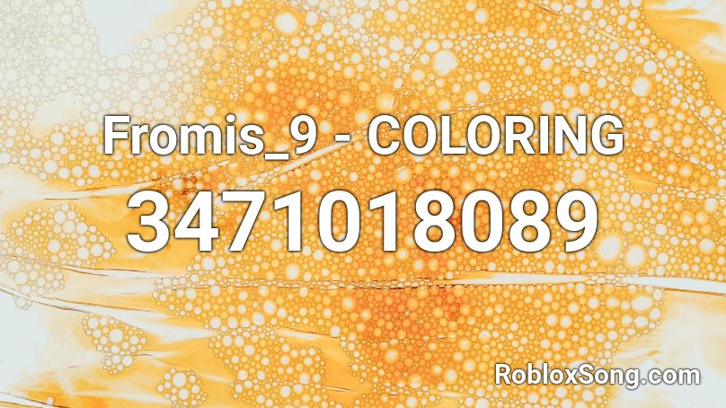 Fromis_9 - COLORING Roblox ID