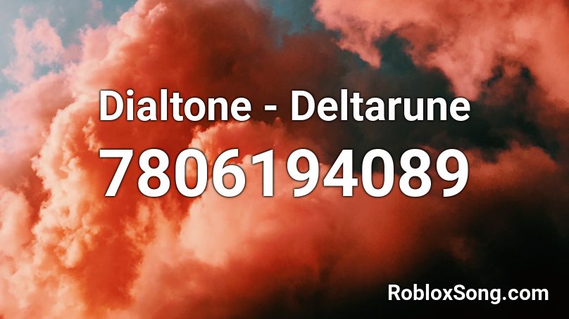 Dialtone - Deltarune Roblox ID